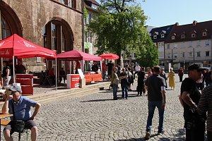 1. Mai auf dem Nordh&auml;user Rathausplatz