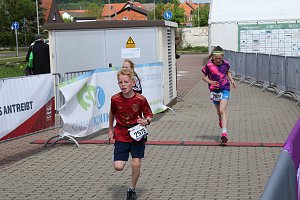 Auf der Zielgerade beim 11. Harztorlauf