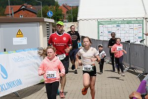 Auf der Zielgerade beim 11. Harztorlauf