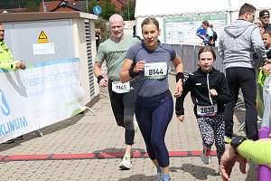 Auf der Zielgerade beim 11. Harztorlauf