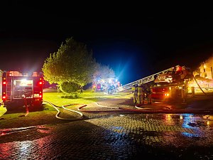 Brand in der Nacht 
