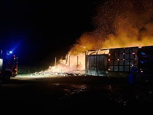Brand in der Nacht 
