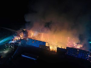 Brand in der Nacht 