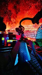 Brand in der Nacht 