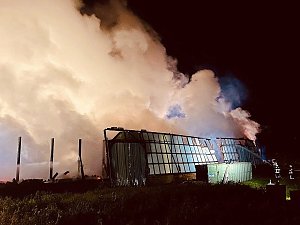 Brand in der Nacht 