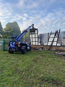 Brand in der Nacht 