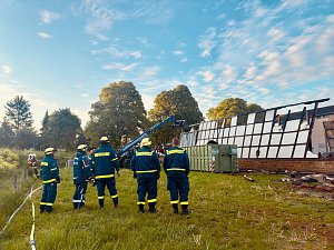 Brand in der Nacht 