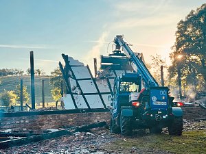 Brand in der Nacht 