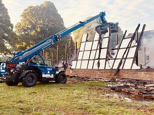 Brand in der Nacht 