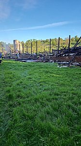 Brand in der Nacht 