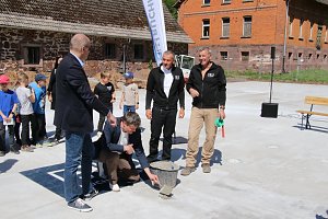 Grundsteinlegung f&uuml;r die neue Ilfelder Grundschule 