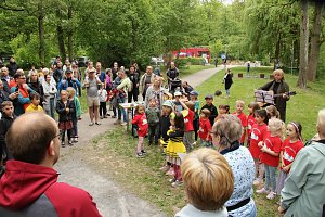 Anwassern im Stadtpark