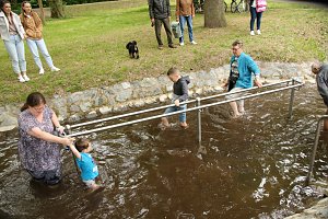 Anwassern im Stadtpark