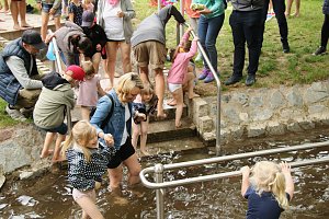 Anwassern im Stadtpark