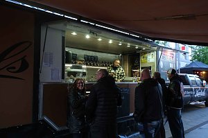 Peter Blei unterwegs auf dem Bahnhofsfest in Nordhausen