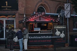 Peter Blei unterwegs auf dem Bahnhofsfest in Nordhausen
