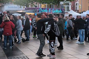 Peter Blei unterwegs auf dem Bahnhofsfest in Nordhausen