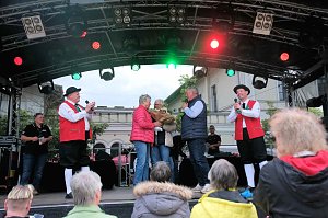 Peter Blei unterwegs auf dem Bahnhofsfest in Nordhausen