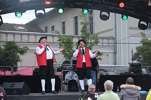Peter Blei unterwegs auf dem Bahnhofsfest in Nordhausen