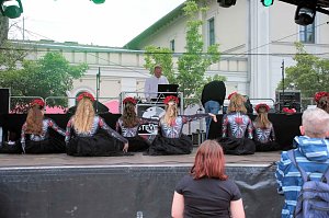 Peter Blei unterwegs auf dem Bahnhofsfest in Nordhausen