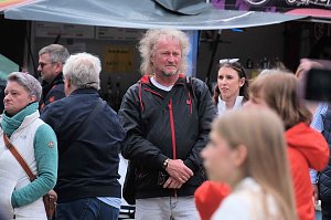 Peter Blei unterwegs auf dem Bahnhofsfest in Nordhausen