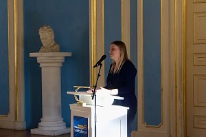 Er&ouml;ffnung 900 Jahre Sondershausen im "Blauen Saal" im Schloss