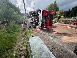 Unfall mit Feuerwehrauto