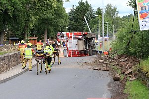 Unfall mit Feuerwehrauto