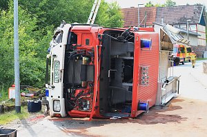 Unfall mit Feuerwehrauto