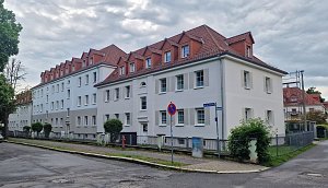 Die WBG S&uuml;dharz hat die Fassaden von sechs H&auml;usern saniert, die seit langer Zeit im Bestand der Genossenschaft sind