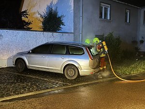 PKW-Brand in Heldrungen