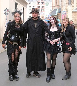 Peter Blei beim "WGT" in Leipzig