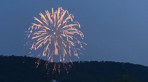 Feuerwerk zum Abschluss der Festwoche in Sondershausen