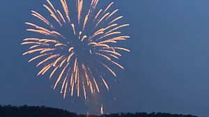 Feuerwerk zum Abschluss der Festwoche in Sondershausen