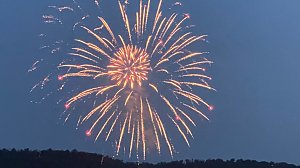 Feuerwerk zum Abschluss der Festwoche in Sondershausen