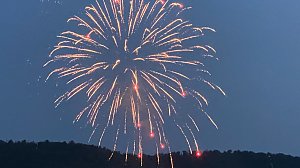 Feuerwerk zum Abschluss der Festwoche in Sondershausen