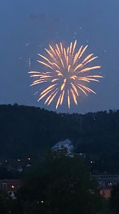 Feuerwerk zum Abschluss der Festwoche in Sondershausen