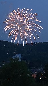 Feuerwerk zum Abschluss der Festwoche in Sondershausen