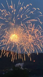 Feuerwerk zum Abschluss der Festwoche in Sondershausen