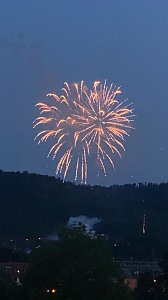 Feuerwerk zum Abschluss der Festwoche in Sondershausen