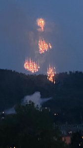 Feuerwerk zum Abschluss der Festwoche in Sondershausen
