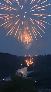 Feuerwerk zum Abschluss der Festwoche in Sondershausen