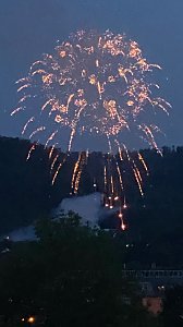 Feuerwerk zum Abschluss der Festwoche in Sondershausen