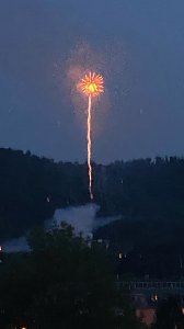 Feuerwerk zum Abschluss der Festwoche in Sondershausen