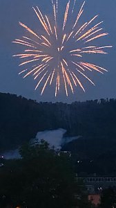 Feuerwerk zum Abschluss der Festwoche in Sondershausen