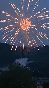 Feuerwerk zum Abschluss der Festwoche in Sondershausen