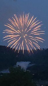Feuerwerk zum Abschluss der Festwoche in Sondershausen