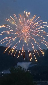 Feuerwerk zum Abschluss der Festwoche in Sondershausen