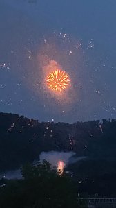 Feuerwerk zum Abschluss der Festwoche in Sondershausen