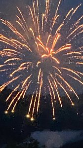 Feuerwerk zum Abschluss der Festwoche in Sondershausen